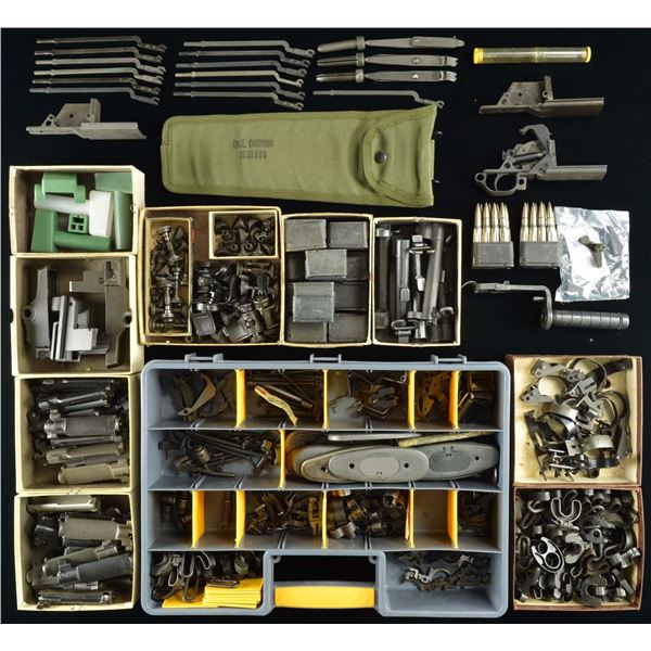 VERY LARGE GROUPING OF M-1 GARAND PARTS AND