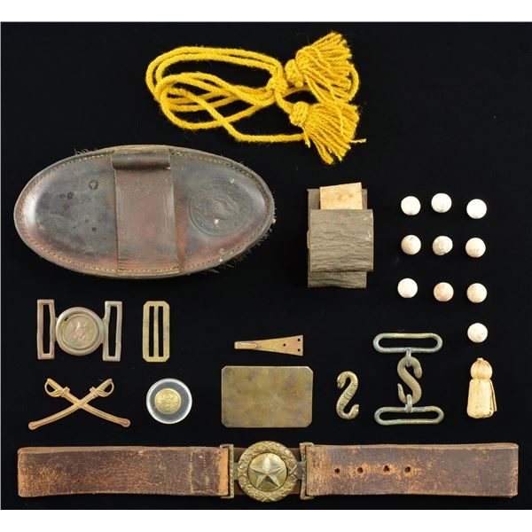 CIVIL WAR & POST CIVIL WAR MILITARIA.