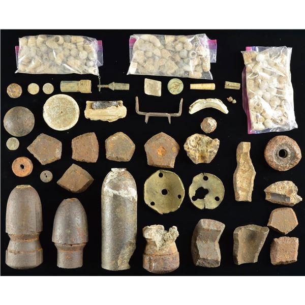 CIVIL WAR EXCAVATED ARTILLERY PROJECTILES &