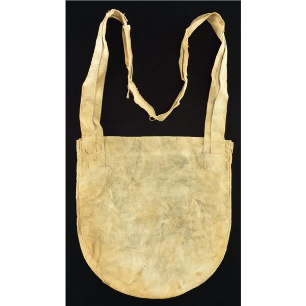 CANVAS HAVERSACK OR HUNTING BAG POSSIBLY OF THE