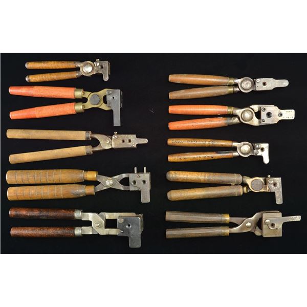 10 VARIOUS BULLET MOLDS.
