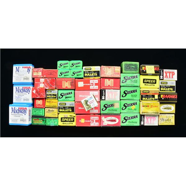 JACKETED RIFLE AND HANDGUN BULLETS FOR RELOADING.
