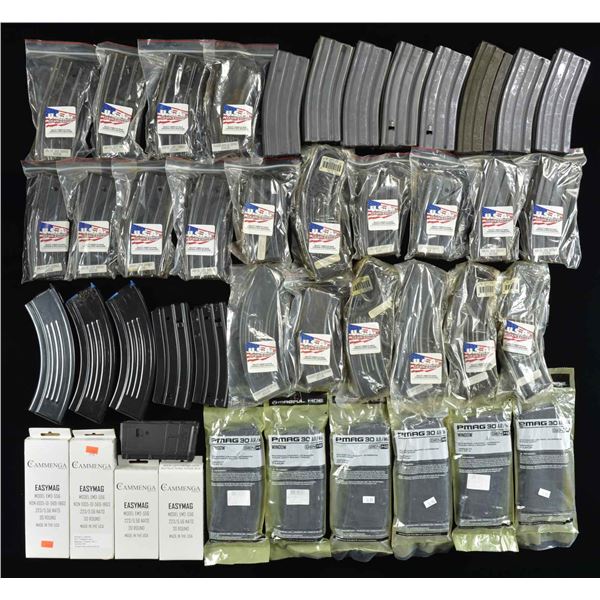 100+ RIFLE & PISTOL MAGAZINES.