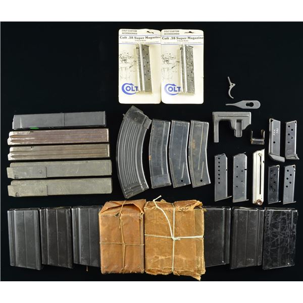 30+ RIFLE & PISTOL MAGAZINES.