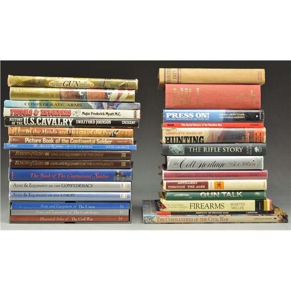 26+ BOOKS REGARDING CW & FIREARMS.