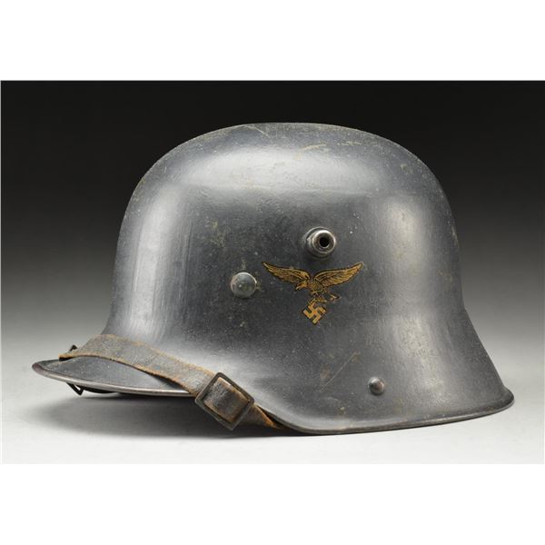 REISSUED WWI GERMAN M1916/17 LUFTWAFFE HELMET.
