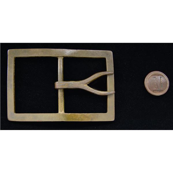 CONFEDERATE “WISHBONE” BUCKLE & CAST “I”