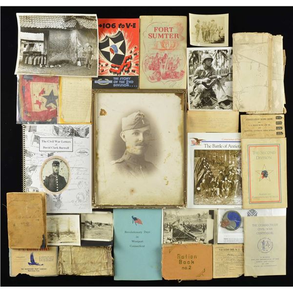 LARGE LOT OF EPHEMARA WITH 1850'S CAPITAL BONDS &