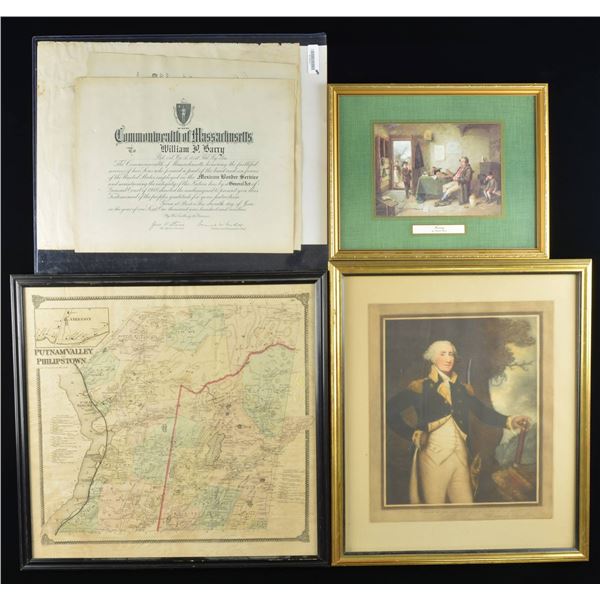 10+ MISC. FRAMED PRINTS &  EPHEMERA.