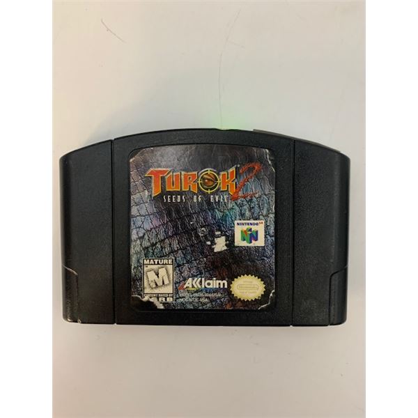 Nintendo 64 Game Pak Turok 2 Seeds of Evil