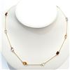 Image 1 : SILVER GENUINE GEMSTONES  NECKLACE