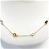 Image 2 : SILVER GENUINE GEMSTONES  NECKLACE