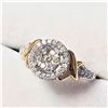 Image 2 : 10K WHITE GOLD DIAMOND (0.25CT)  RING (SIZE 6.5)  (WEIGHT 3.06G)