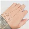 Image 2 : SILVER BELLY DANCERS RING  AND BRACELET WITH ROSE GOLD PLATED BRACELET