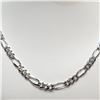 Image 2 : SILVER 18" RHODIUM PLATED NECKLACE