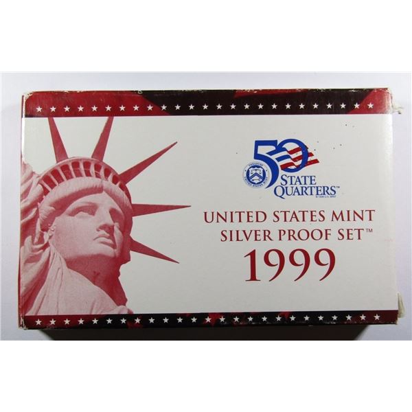 1999 SILVER PROOF SET IN ORIGINAL PACKAGING