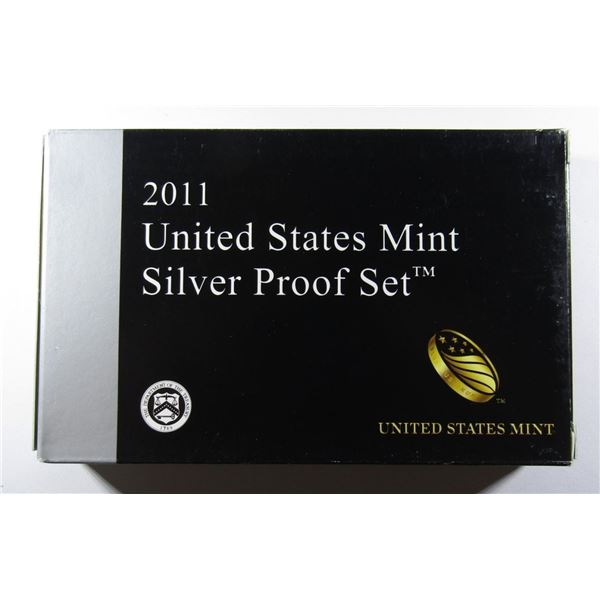 2011 SILVER PROOF SET IN ORIGINAL PACKAGING