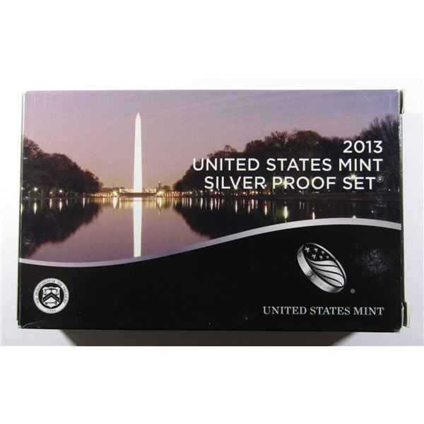 2013 SILVER PROOF SET IN ORIGINAL PACKAGING