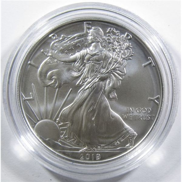 2019-W UNC AMERICAN SILVER EAGLE IN OGP