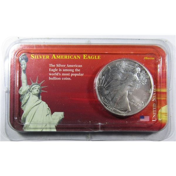 1991 SILVER EAGLE BU IN LITTLETON PACK