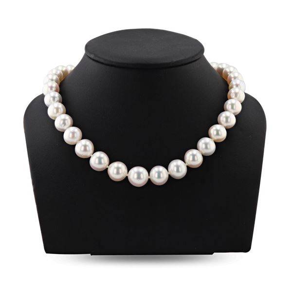 10-12mm White South Sea Pearl Necklace