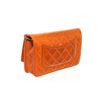 Image 3 : Chanel Orange Patent Leather Woc Flap Shoulder Bag
