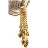 Image 5 : Chanel Gold Leather Pouch with Tassel