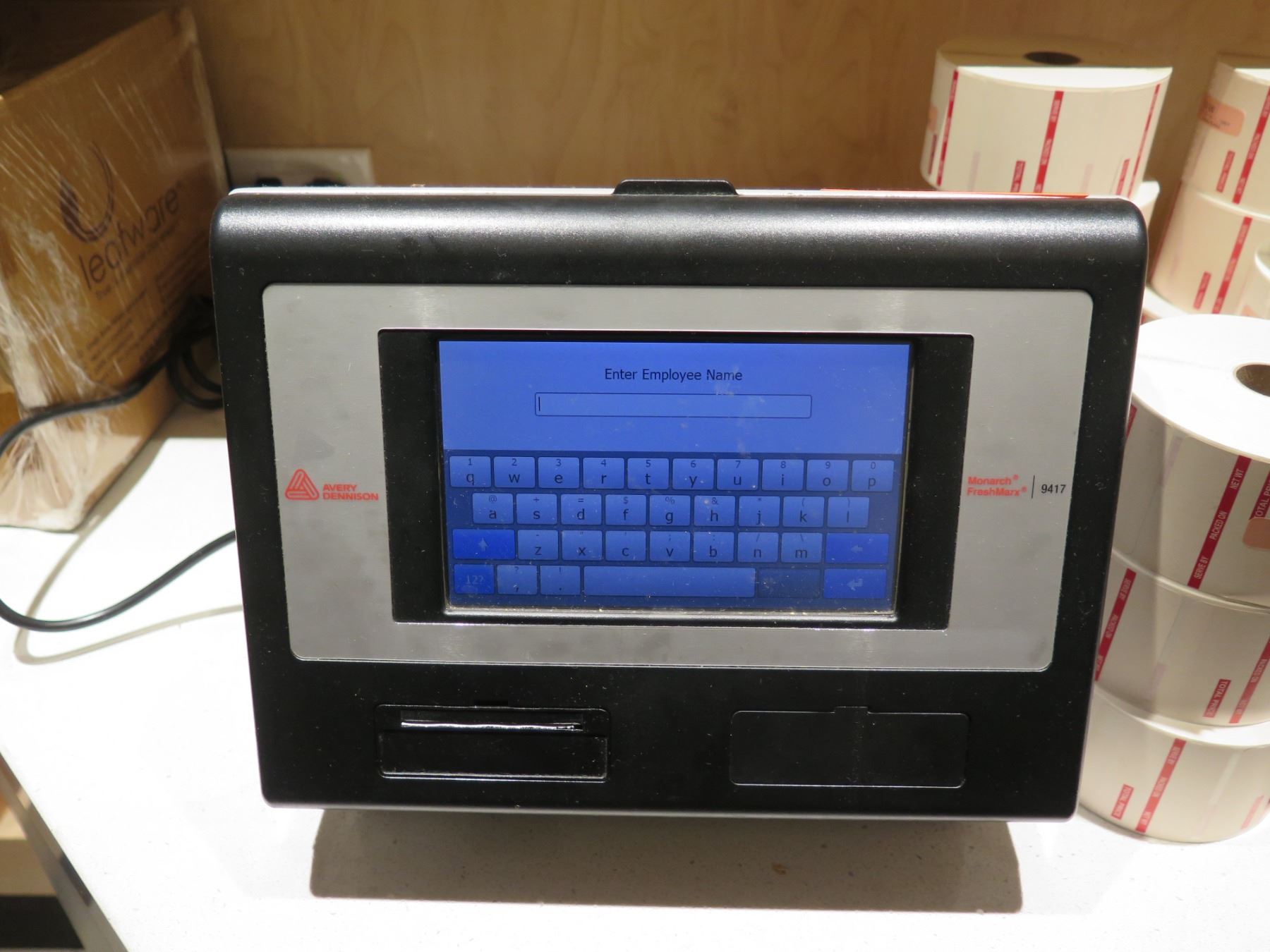 Freshmarx Printer Avery-Dennison Monarch FreshMarx 9417 Food Label Printer w/ Multiple ...