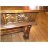 Image 8 : Alfonso Marina Frantsta Carved Wooden Table w/ 3 Drawers & COA 73"x24"x33"H