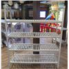 Image 1 : Cambro 4-Tier Slatted Plastic Rack 58" x 20" x 72"H
