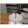 Image 2 : Qty 4 Three-Tier Lazy Susan Serving Dishes