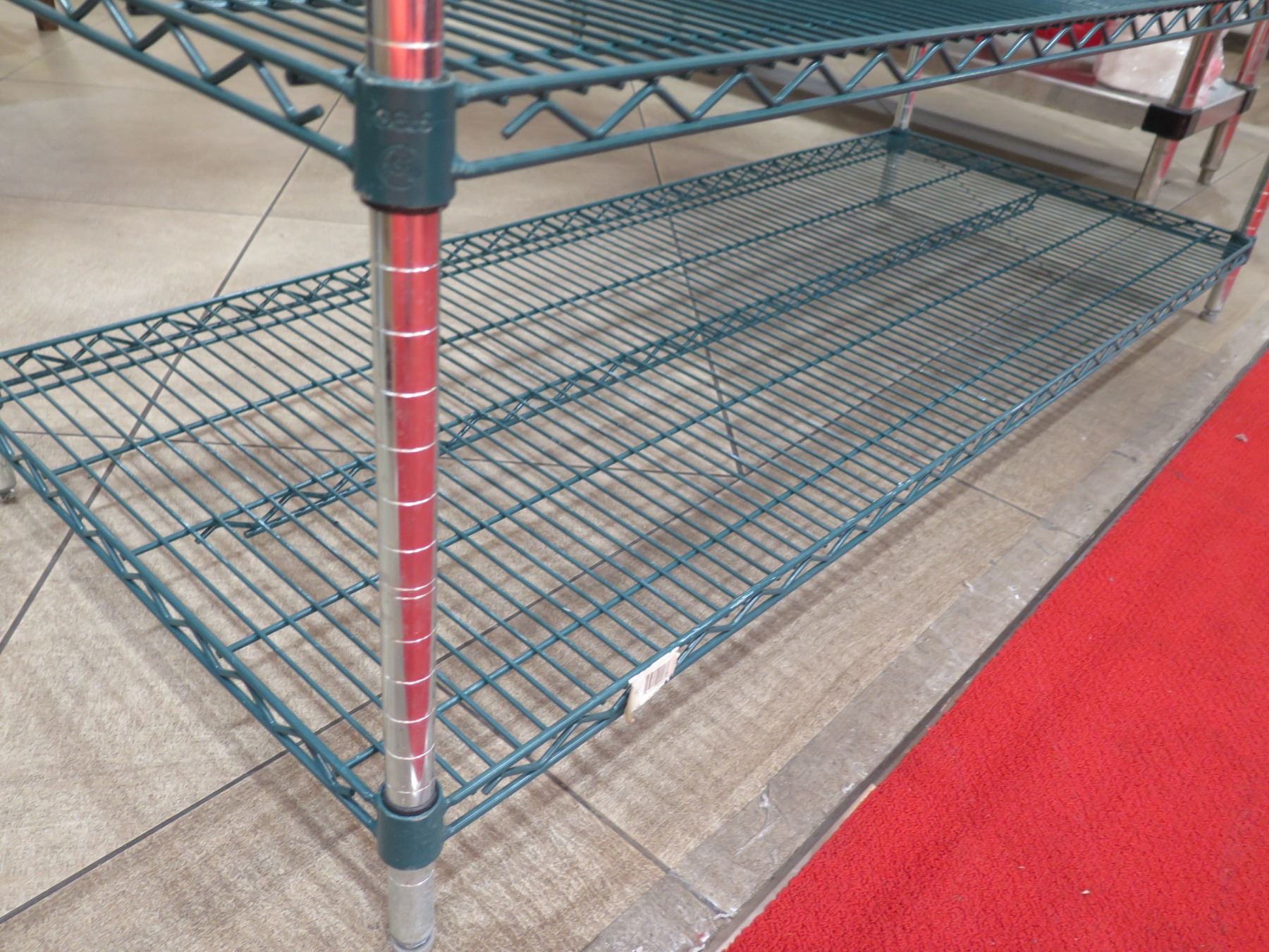 Focus NSF Wire Mesh 4-Tier Shelving Unit 59