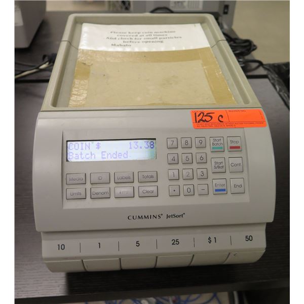 Cummins-Allison 1606 JetSort Coin Sorter Machine