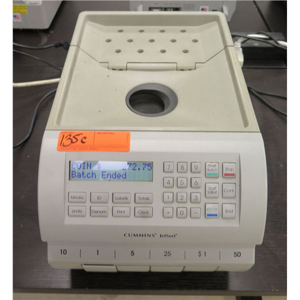Cummins-Allison 1606 JetSort Coin Sorter Machine