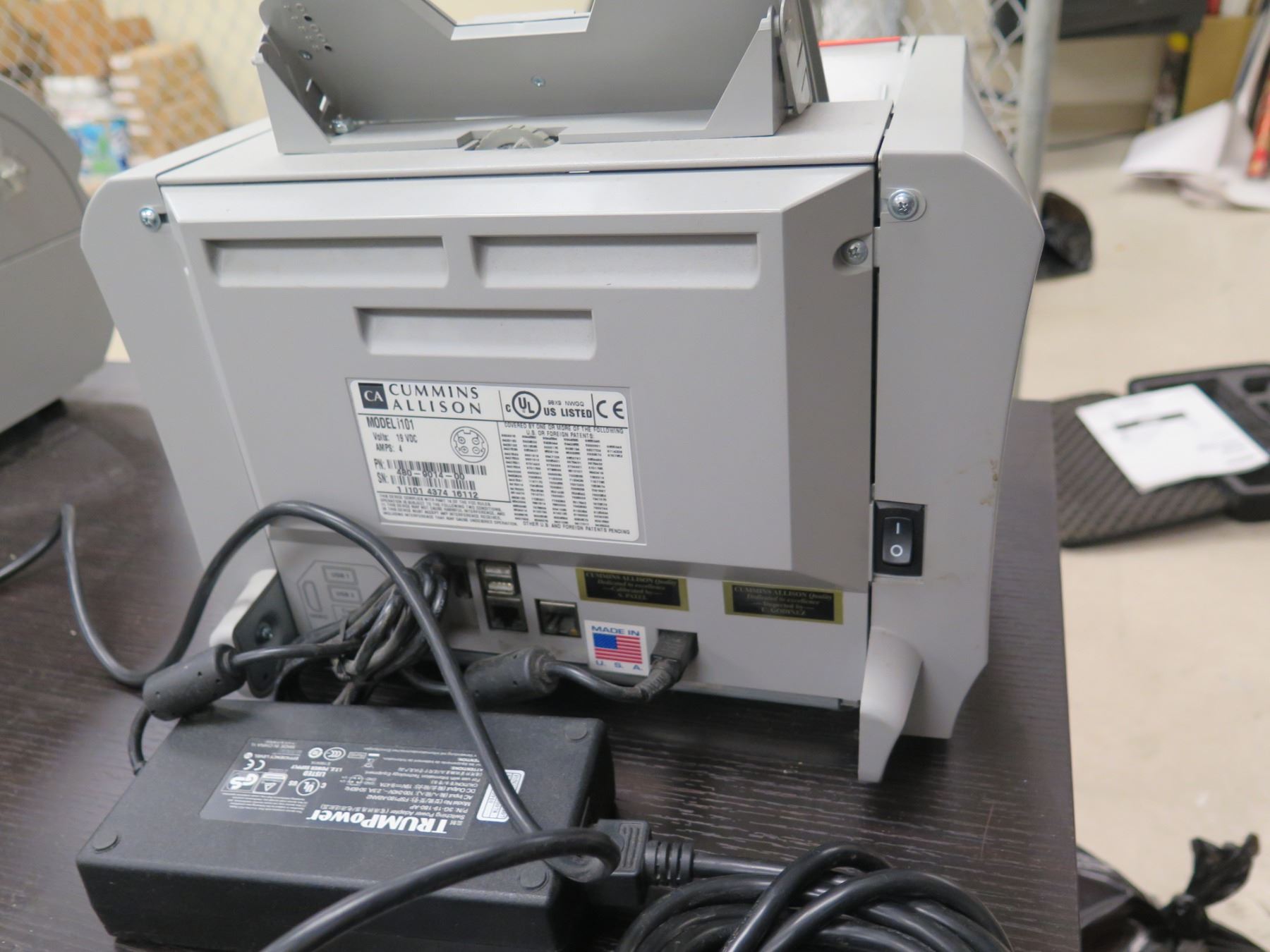 Cummins-Allison I100 JetScan iFX Currency Scanner