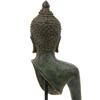 Image 3 : Bronze Thai Buddha Bust on Base   (CLB-115)