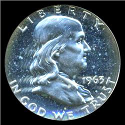 1963 Franklin Half Graded PR68 with CAM (COI-4903)
