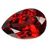3.9ct Perfect  Pear Cut Red Orange Natural Rhodolite Garnet VVS (GEM-12112)