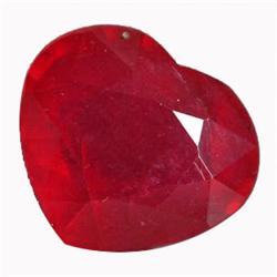 3.25ct  Heart Natural Blood Red Ruby (GEM-15558)
