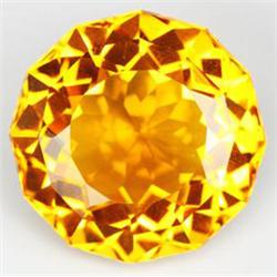 21.87ct Beautiful AAA Madeira Round Citrine   (GEM-16262)