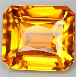 39.25ct Luxurious Golden Yellow Emerald Cut Citrine  (GEM-16340)