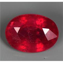 1.1ct Oval Shape Top Blood Red Natural Ruby Wonderful (GEM-16392)