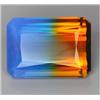29.35ct Wonderful Emerald Cut Golden & Blue Citrine   (GEM-16395)