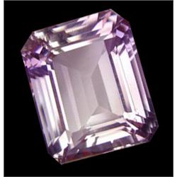 19.05ct Perfect Emerald Shape Violet Amethyst Uruquay   (GEM-16405)