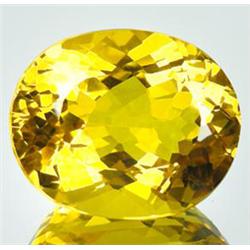 39.45ct Luxury Oval Golden Yellow Citrine (GEM-16502)
