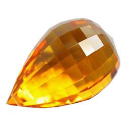 30ct Fantastic Briloette Golden Yellow Citrine  (GEM-16702)