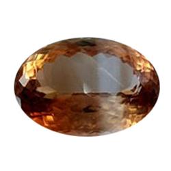 41.5ct Xtra Huge Intense Fire Imperial Topaz Oval Cut FLAWLESS (GEM-17007)