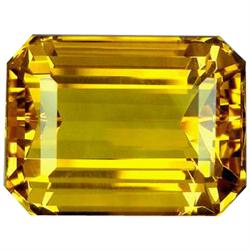 36.90ct Marvelous Octagon Golden Yellow Citrine  (GEM-17063)
