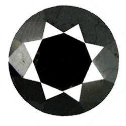 11.55 Natural Round Black Diamond AAA (GEM-17235)