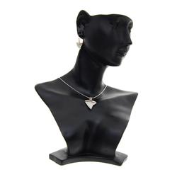 Shark Ivory & Sterling Necklace Earrings (JEW-195)